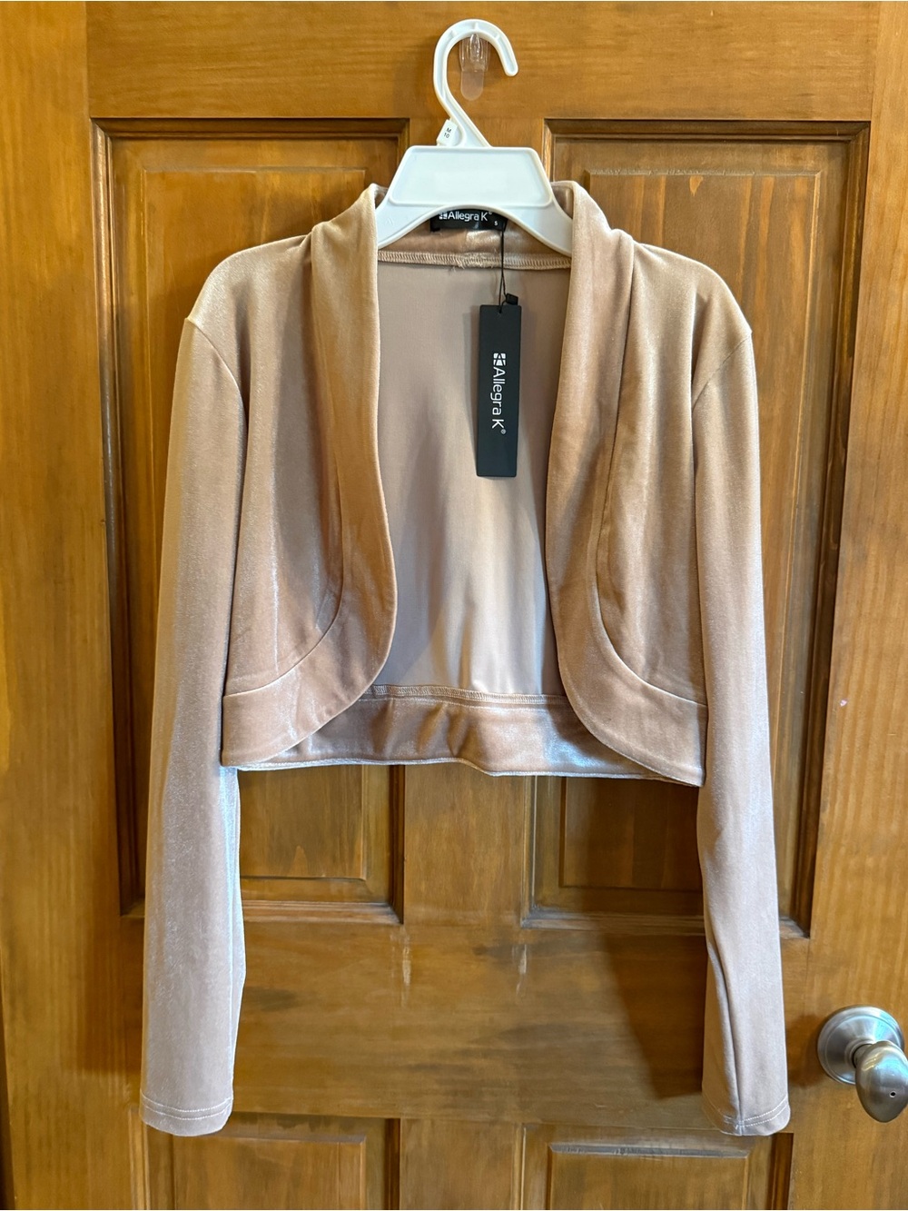 Allegra K Dusty Pink Cardigan (Size S, NEW WITH TAGS)